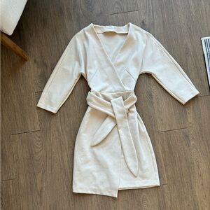 MANGO Cream Dress *XS* *Never worn*